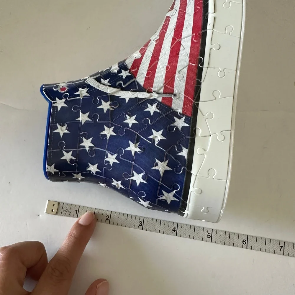 Ravensburger 3D Puzzle Sneaker American Flag Pencil Holder Desk Organizer USA
